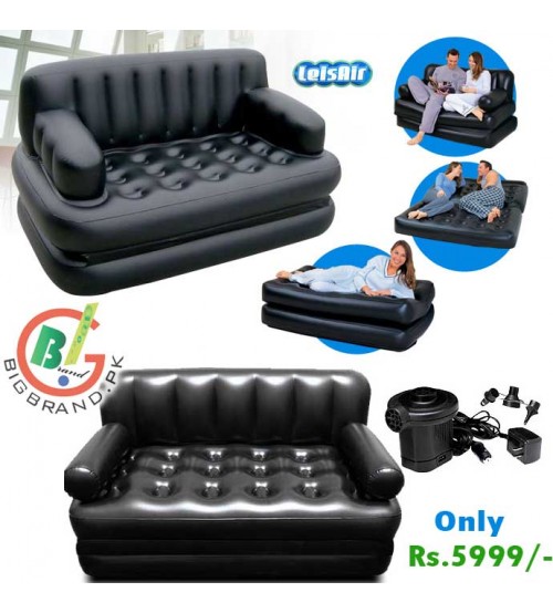 Original Bestway 5in1 Inflatable Sofa Air Bed in Pakistan